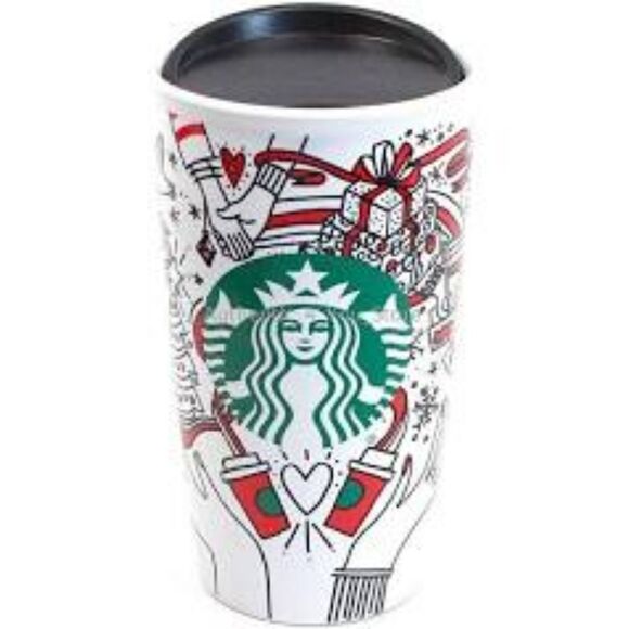 2017 Starbucks Christmas Holiday Travel Tumbler‎ - Picture 1 of 8